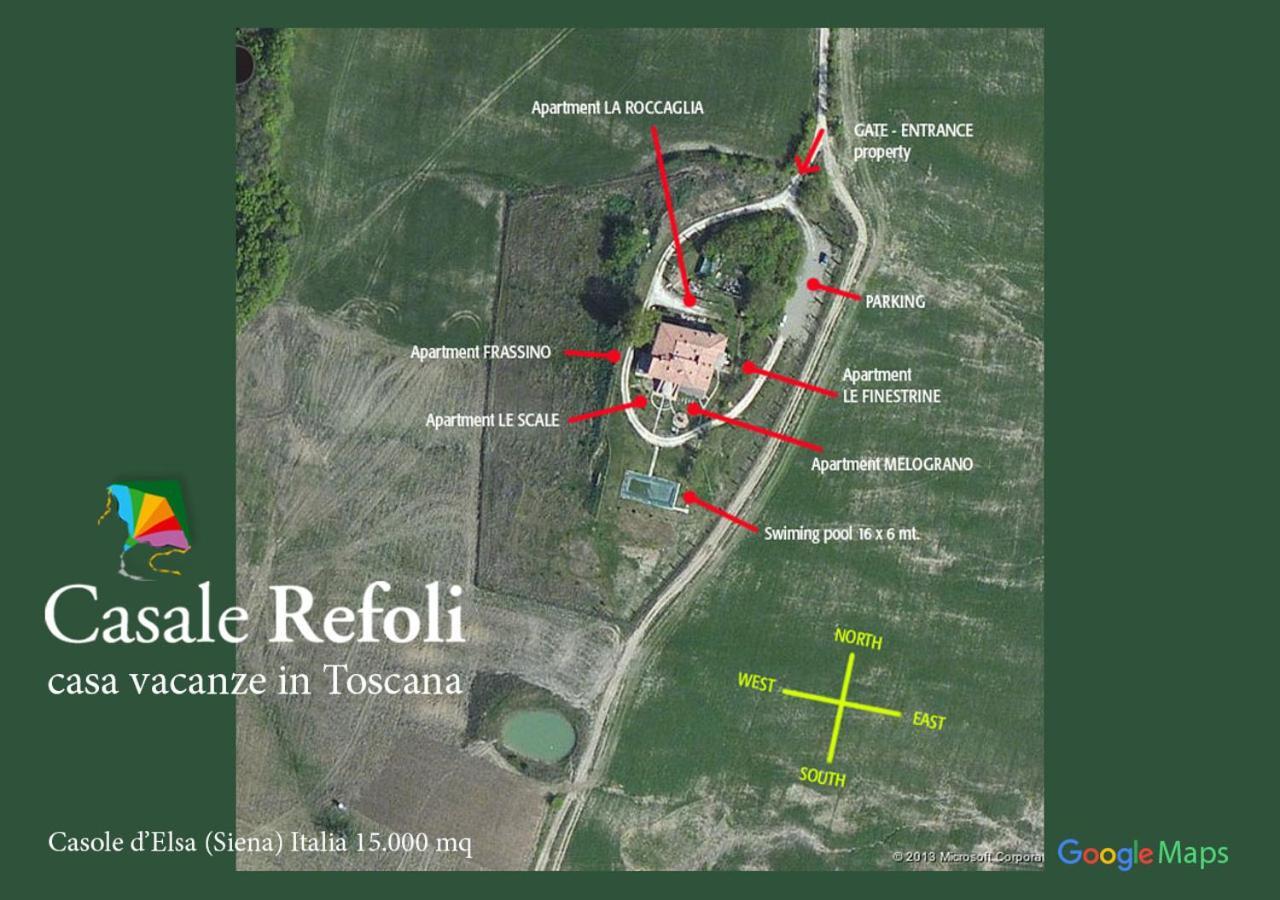 Casale Refoli Casole dʼElsa Exterior foto